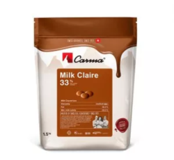 Изображение Шоколад молочный Carma Milk Claire 33%, 250 гр